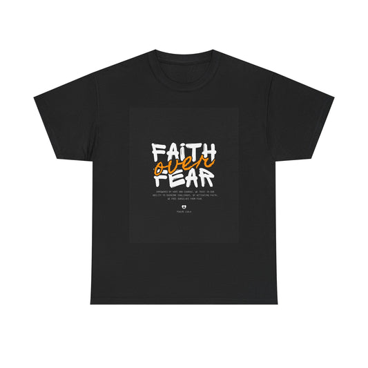 Faith over Fear Unisex Tee for Bright Souls - Inspirational Christian Shirt