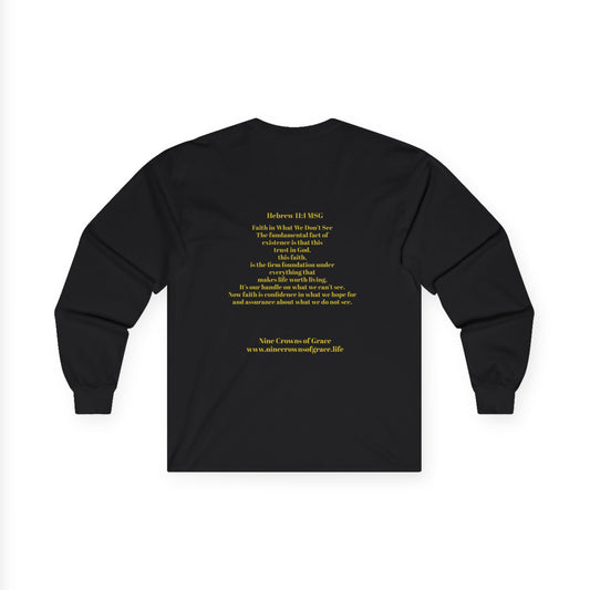 Long Sleeve Tee - Nine Crowns of Grace - Ignited by Hope and Inspired by Faith