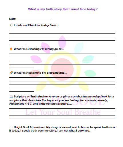 Bright Soul Journal: A Sanctuary for Healing & Hope