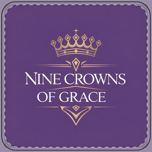 Nine Crowns of Grace Coffee Coaster