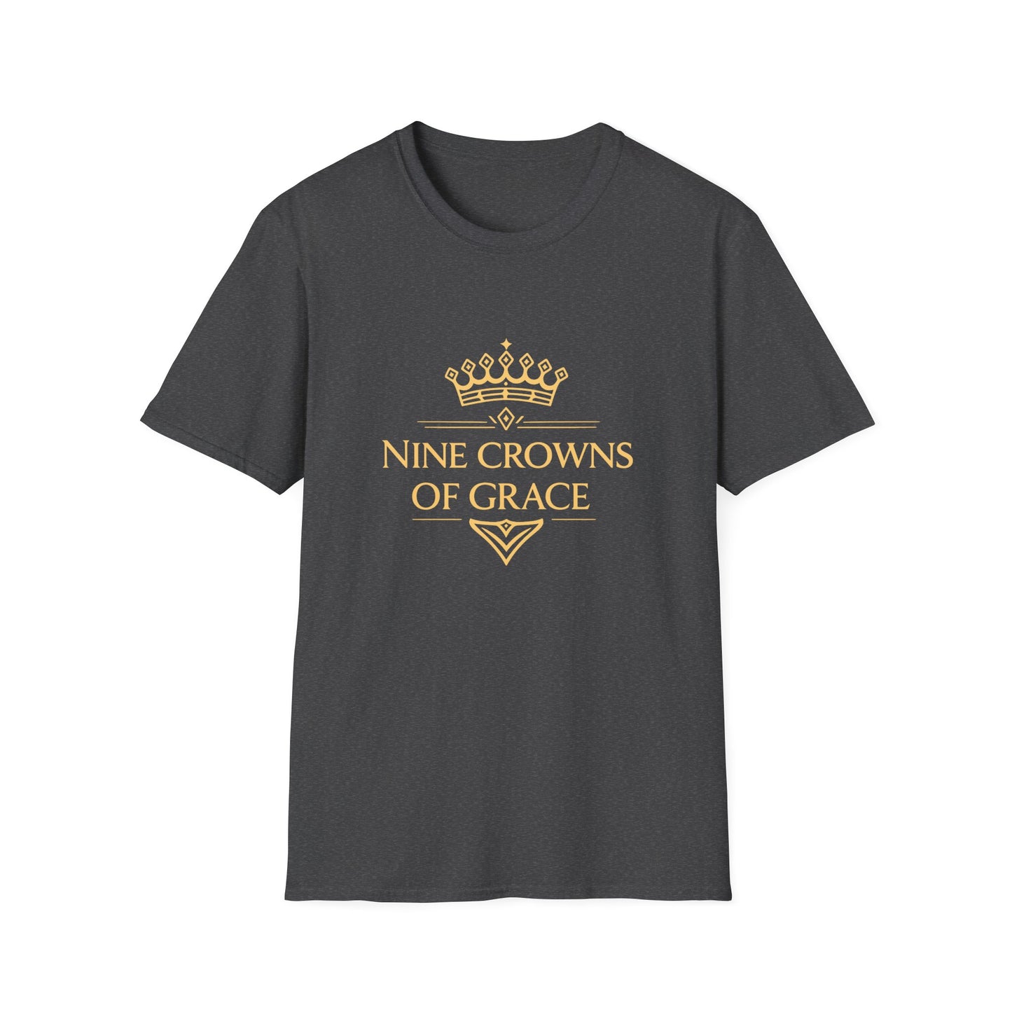 Inspirational Unisex T-Shirt - Nine Crowns of Grace & Bright Soul Design, Motivational Shirt, Mindfulness Apparel, Spiritual Wear, [...]