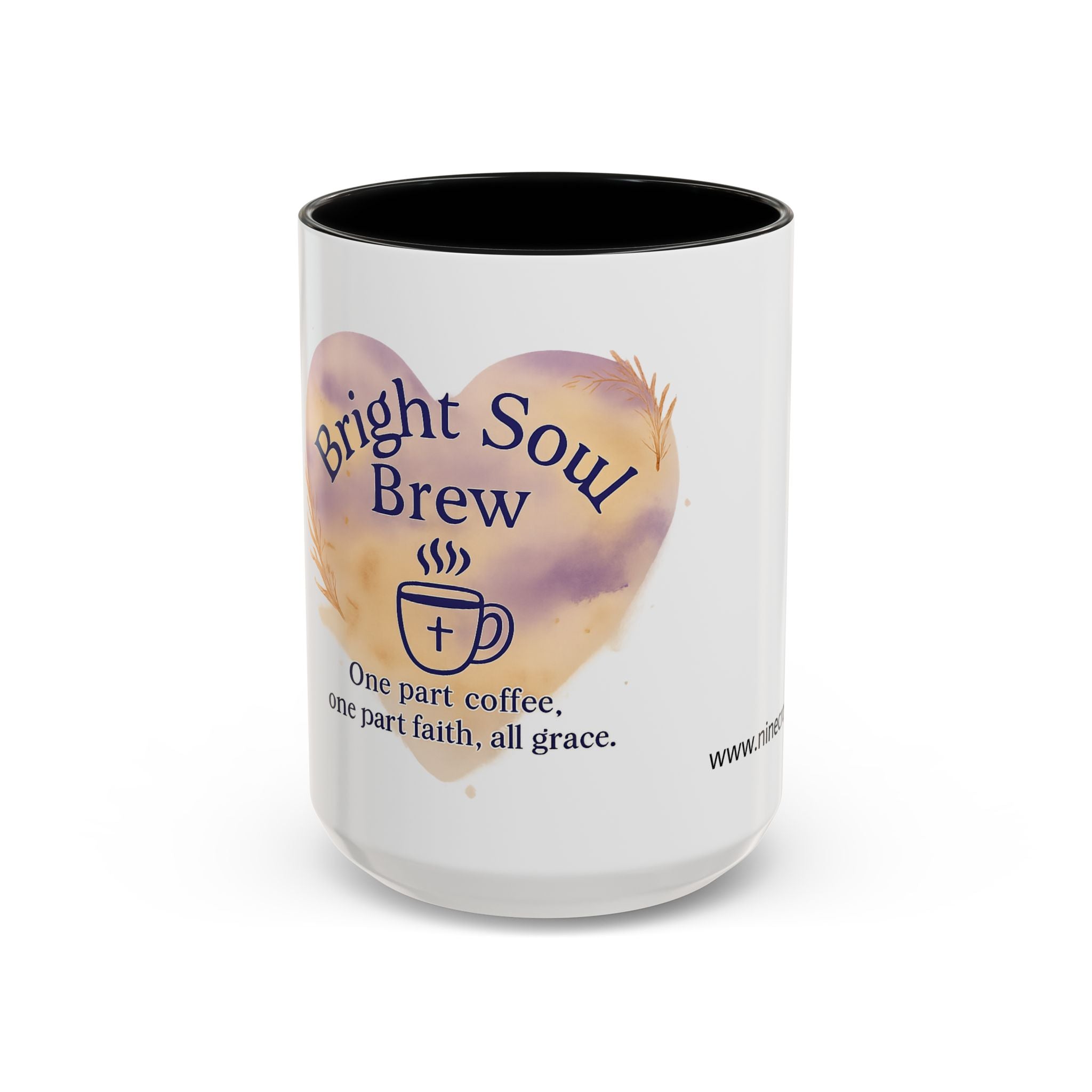 Coffee Mug - Faith-Inspired Bright Soul Brew, Inspirational Religious Encouragement Gift