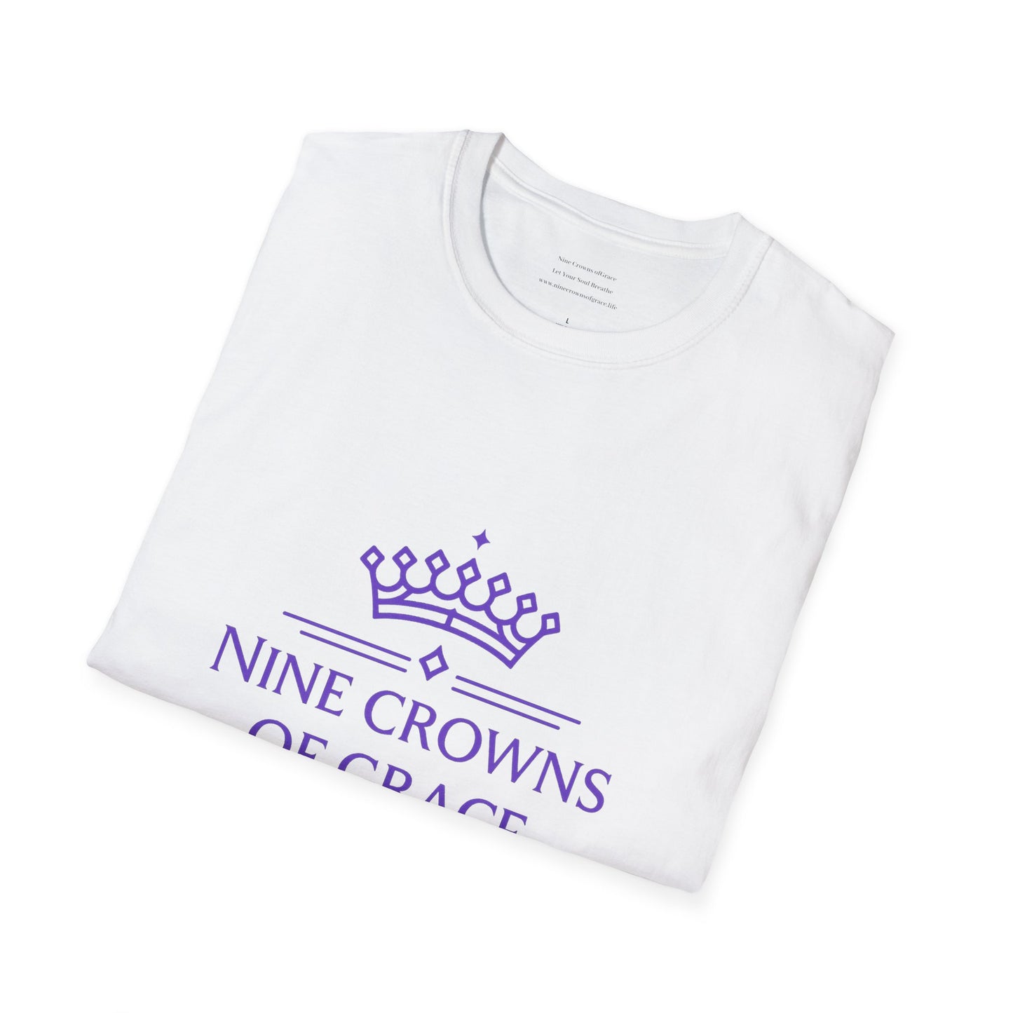 Inspirational Unisex T-Shirt - Nine Crowns of Grace & Bright Soul Design, Motivational Shirt, Mindfulness Apparel, Spiritual Wear, [...]