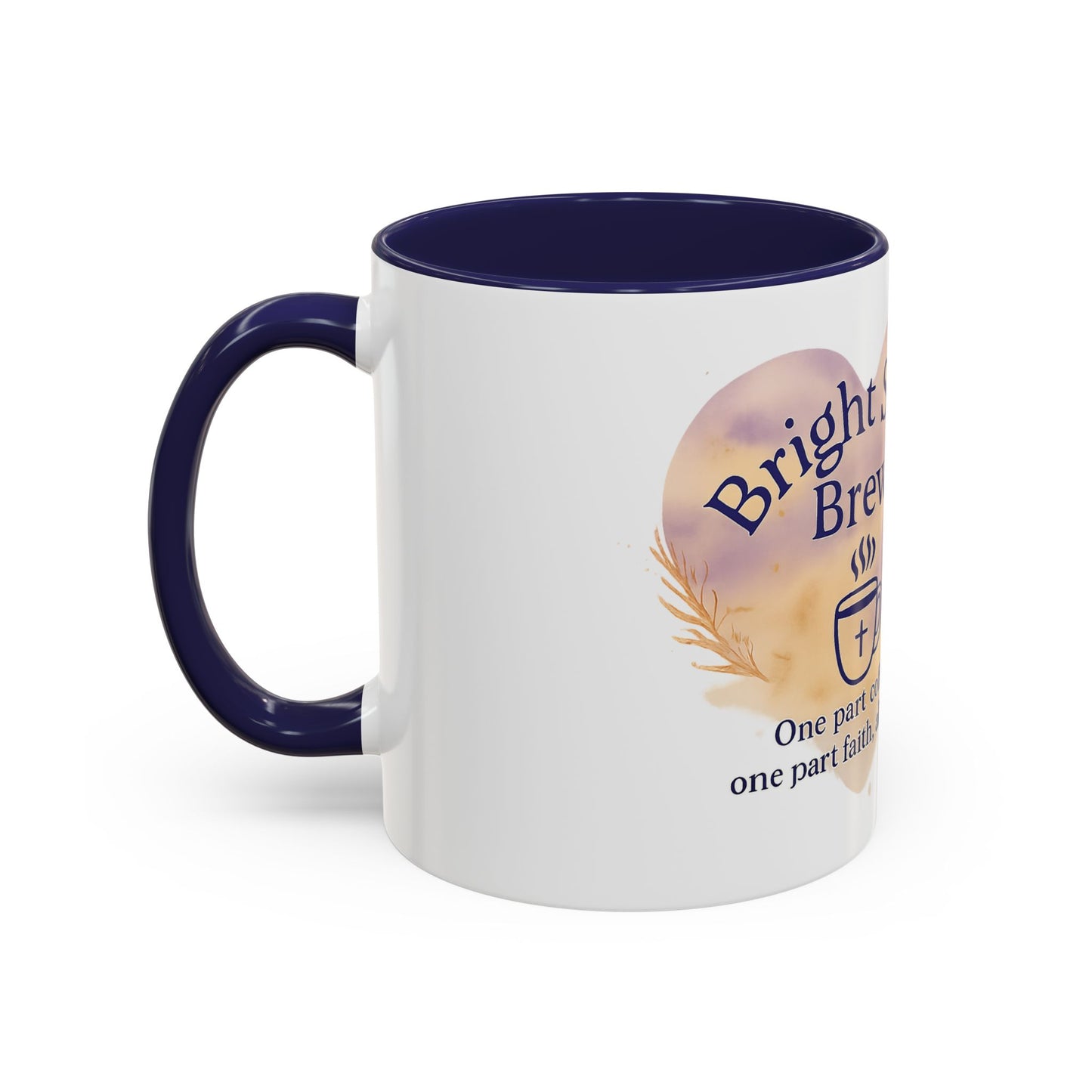 Coffee Mug - Faith-Inspired Bright Soul Brew, Inspirational Religious Encouragement Gift