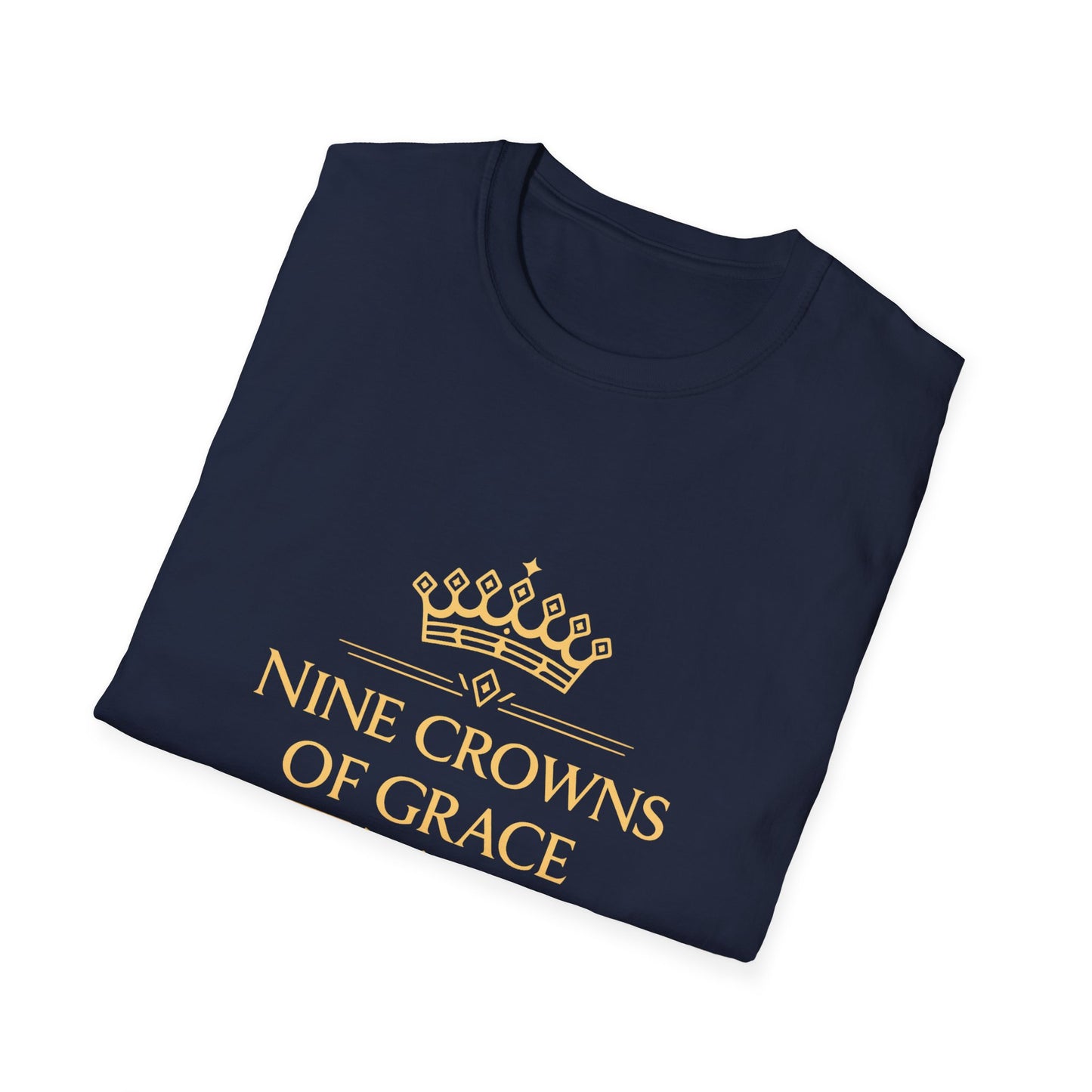 Inspirational Unisex T-Shirt - Nine Crowns of Grace & Bright Soul Design, Motivational Shirt, Mindfulness Apparel, Spiritual Wear, [...]