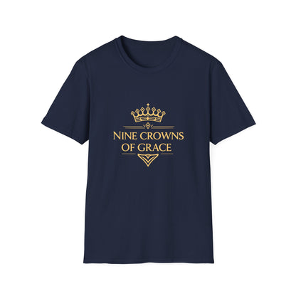 Inspirational Unisex T-Shirt - Nine Crowns of Grace & Bright Soul Design, Motivational Shirt, Mindfulness Apparel, Spiritual Wear, [...]