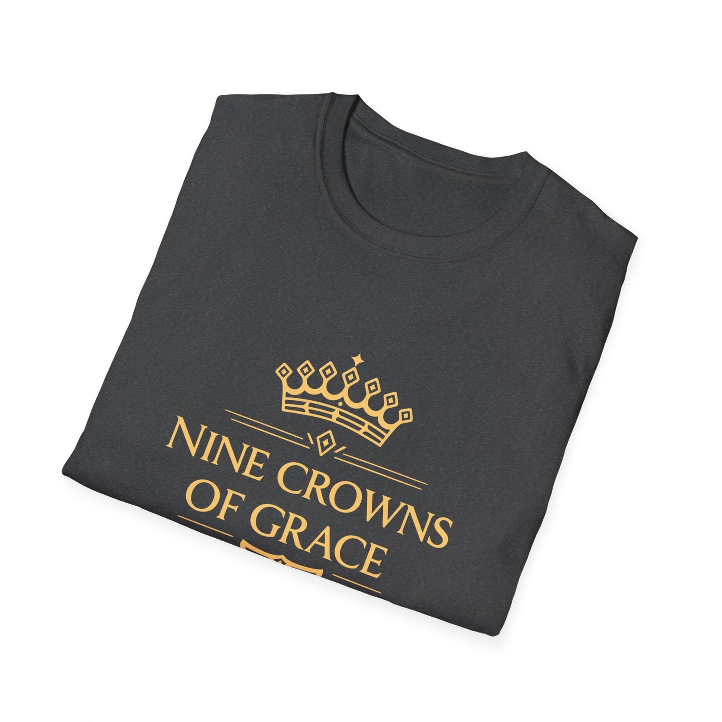 Inspirational Unisex T-Shirt - Nine Crowns of Grace & Bright Soul Design, Motivational Shirt, Mindfulness Apparel, Spiritual Wear, [...]