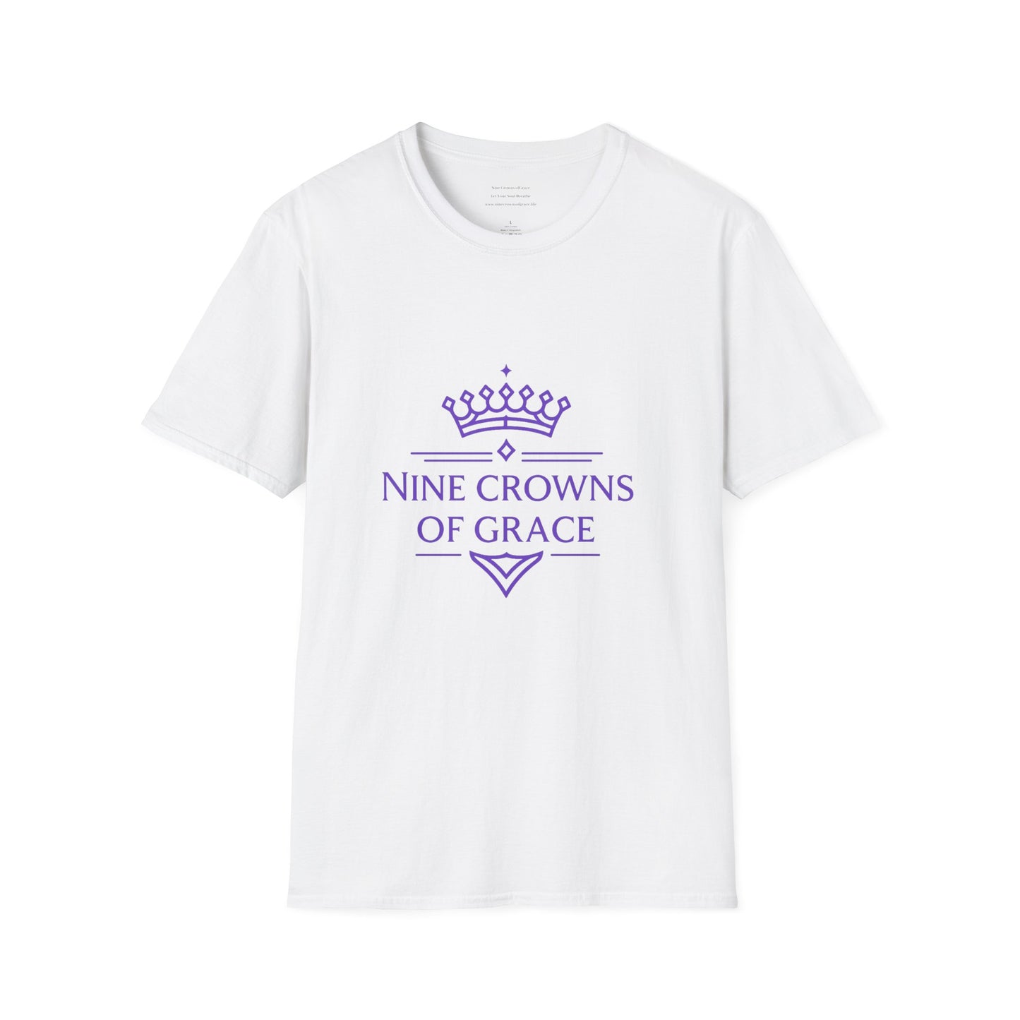Inspirational Unisex T-Shirt - Nine Crowns of Grace & Bright Soul Design, Motivational Shirt, Mindfulness Apparel, Spiritual Wear, [...]