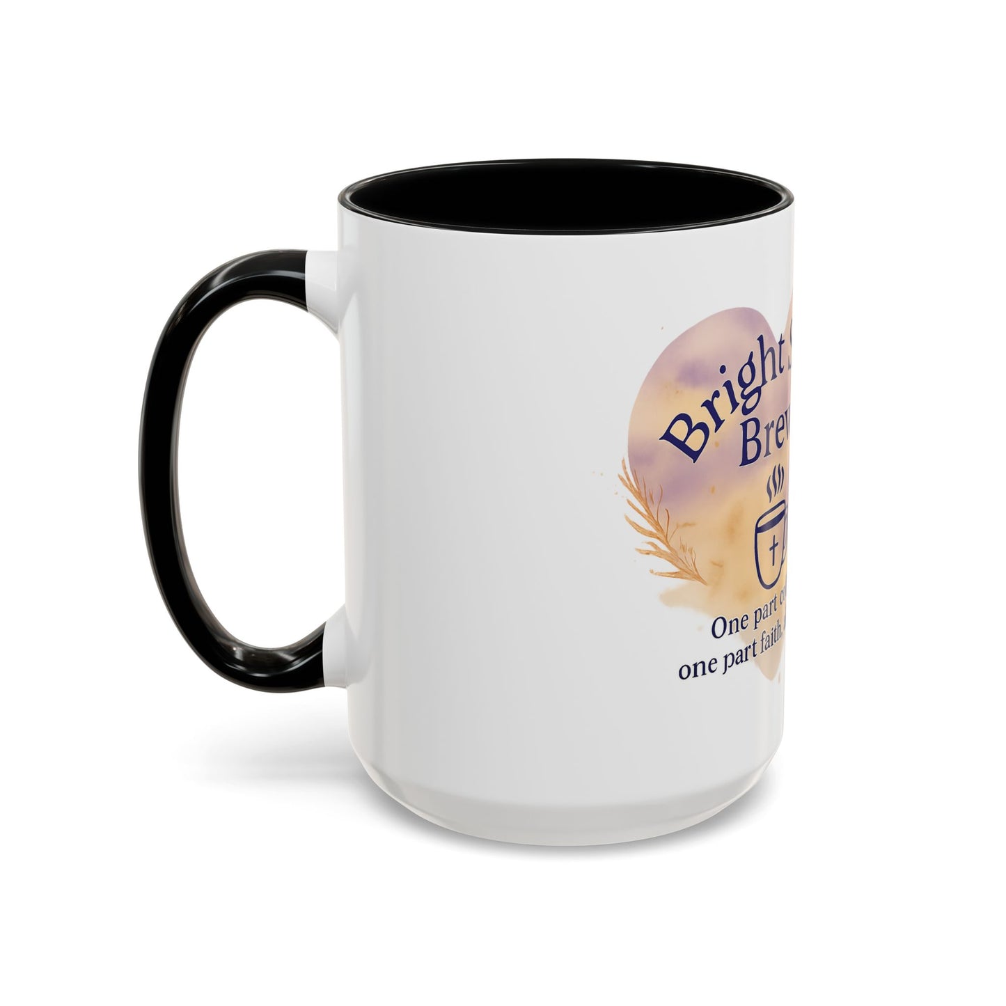 Coffee Mug - Faith-Inspired Bright Soul Brew, Inspirational Religious Encouragement Gift