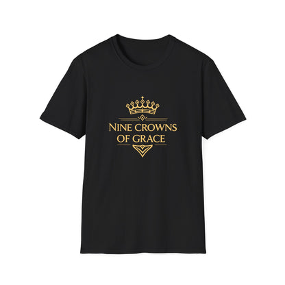 Inspirational Unisex T-Shirt - Nine Crowns of Grace & Bright Soul Design, Motivational Shirt, Mindfulness Apparel, Spiritual Wear, [...]