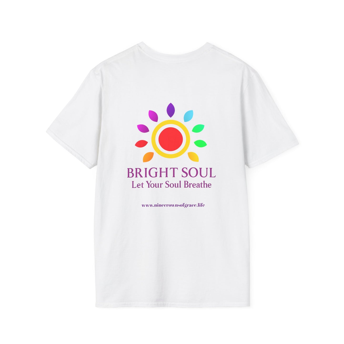 Inspirational Unisex T-Shirt - Nine Crowns of Grace & Bright Soul Design, Motivational Shirt, Mindfulness Apparel, Spiritual Wear, [...]